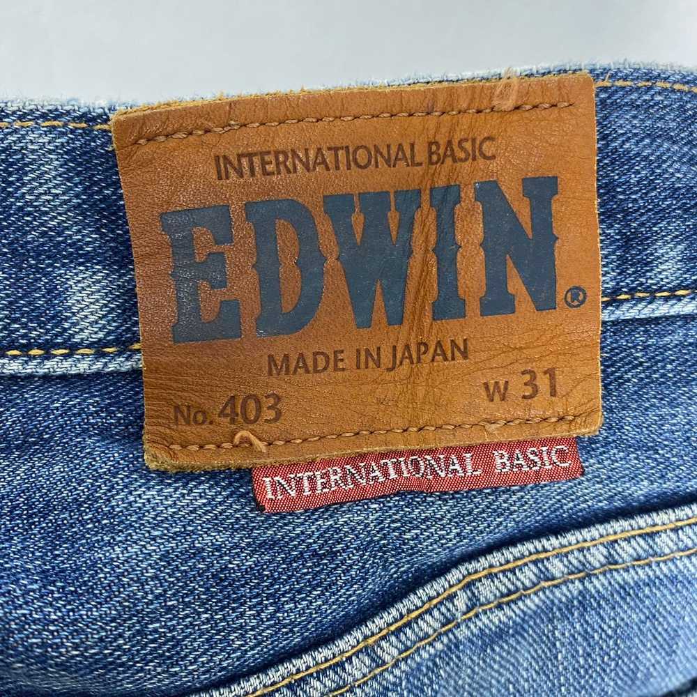 Edwin Vintage EDWIN 403 INTERNATIONAL Distress De… - image 6