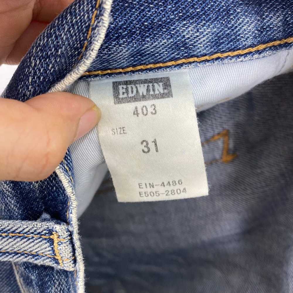Edwin Vintage EDWIN 403 INTERNATIONAL Distress De… - image 7