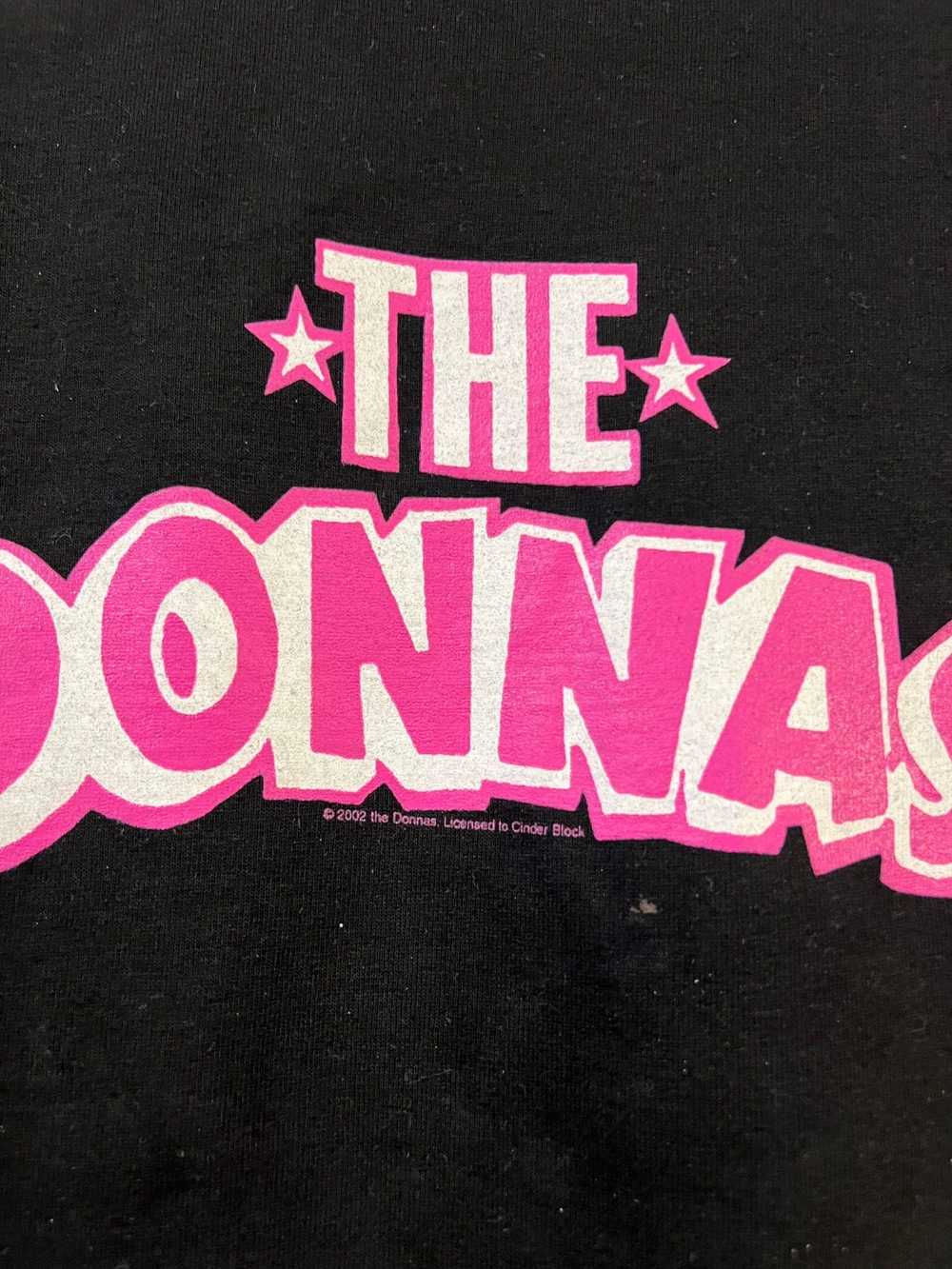 Band Tees × Vintage Vintage 2002 The Donnas Band … - image 3