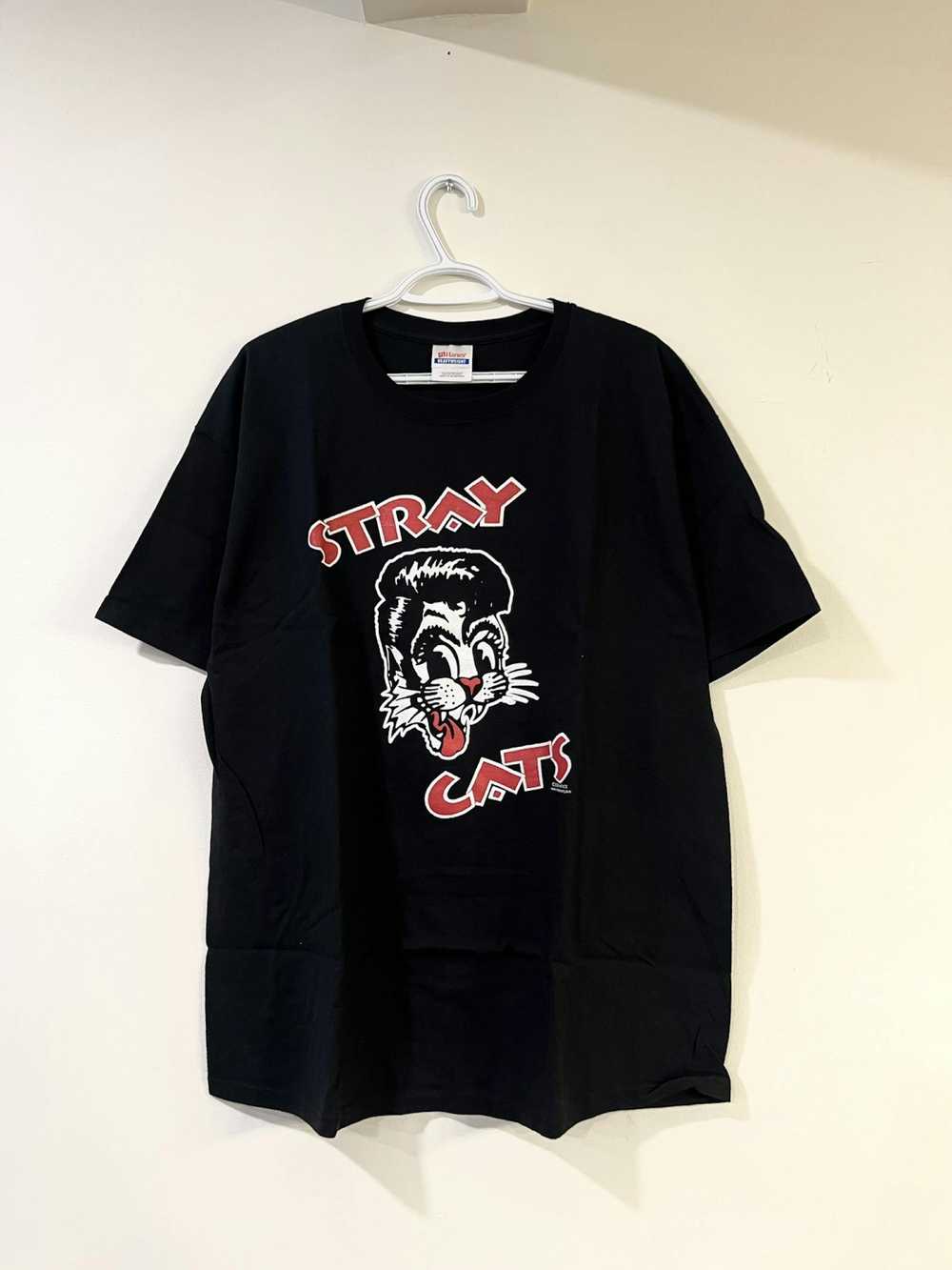 Band Tees × Vintage Vintage Y2K Stray Cats Band T… - image 1
