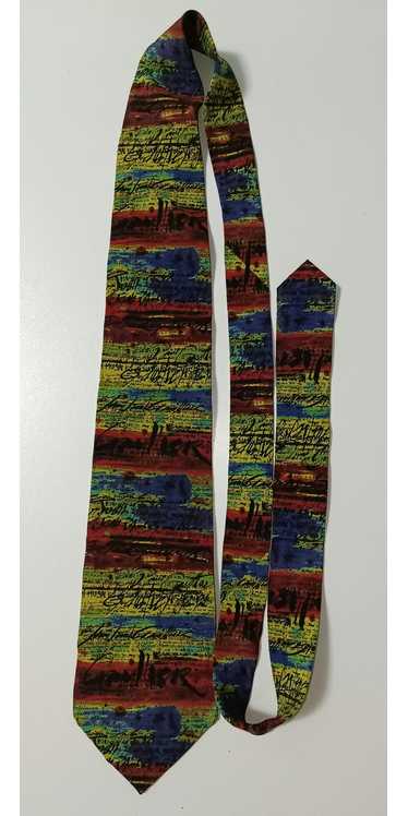 Jean Paul Gaultier FW98/99 - Silk tie with iconic… - image 1