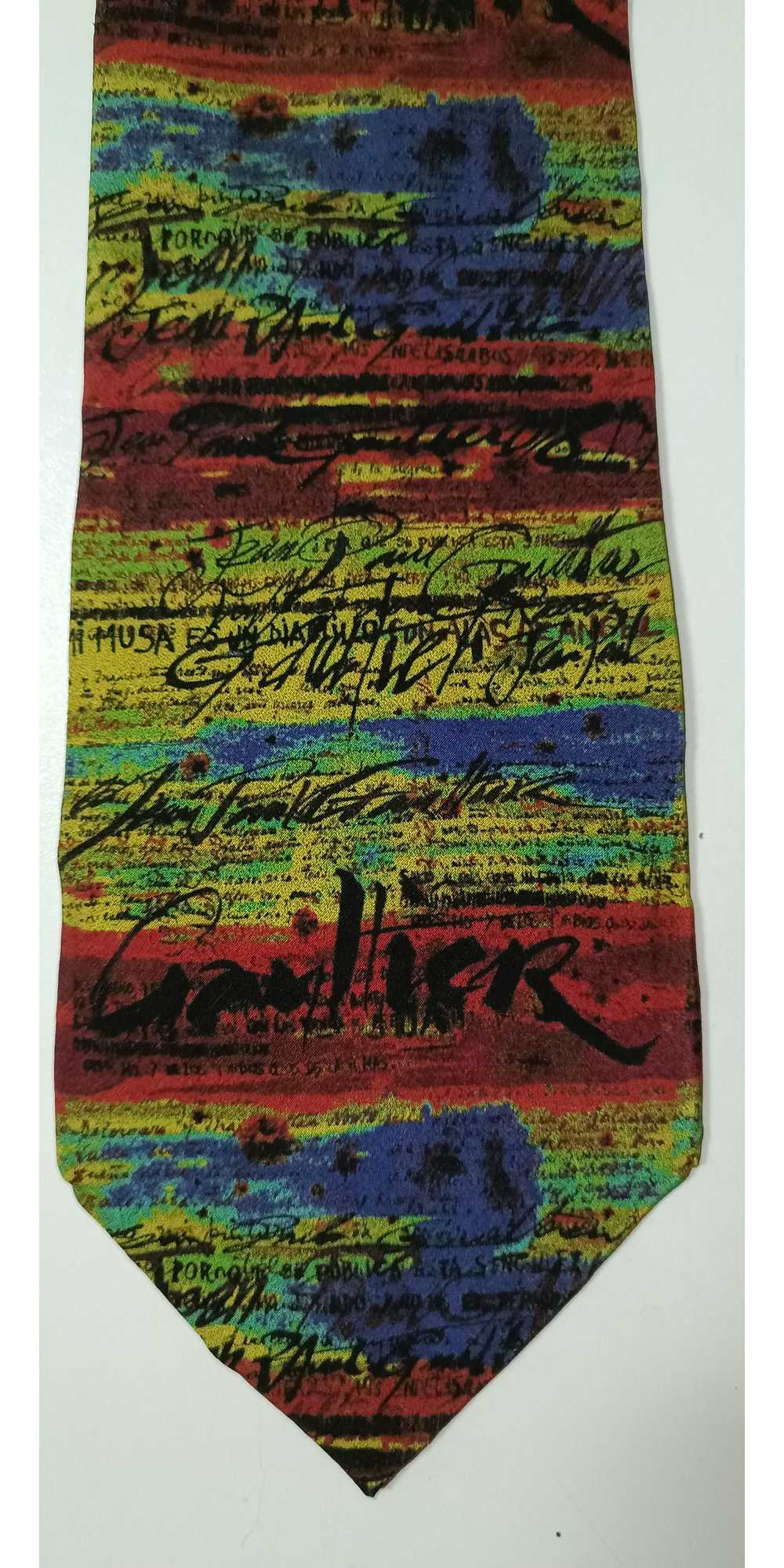 Jean Paul Gaultier FW98/99 - Silk tie with iconic… - image 3