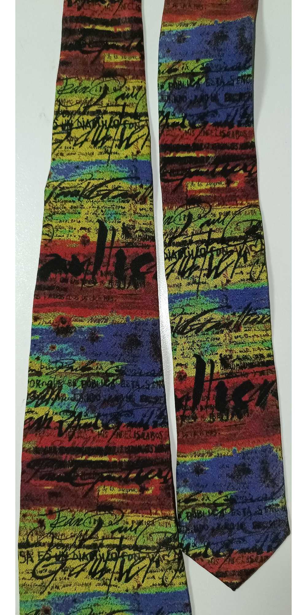Jean Paul Gaultier FW98/99 - Silk tie with iconic… - image 8