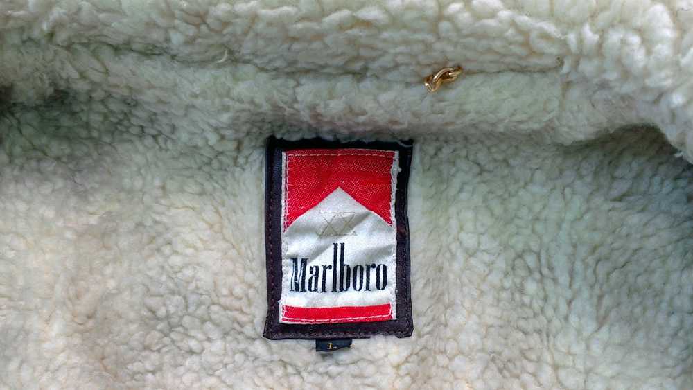 Japanese Brand × Marlboro Marlboro Sherpa leather… - image 5