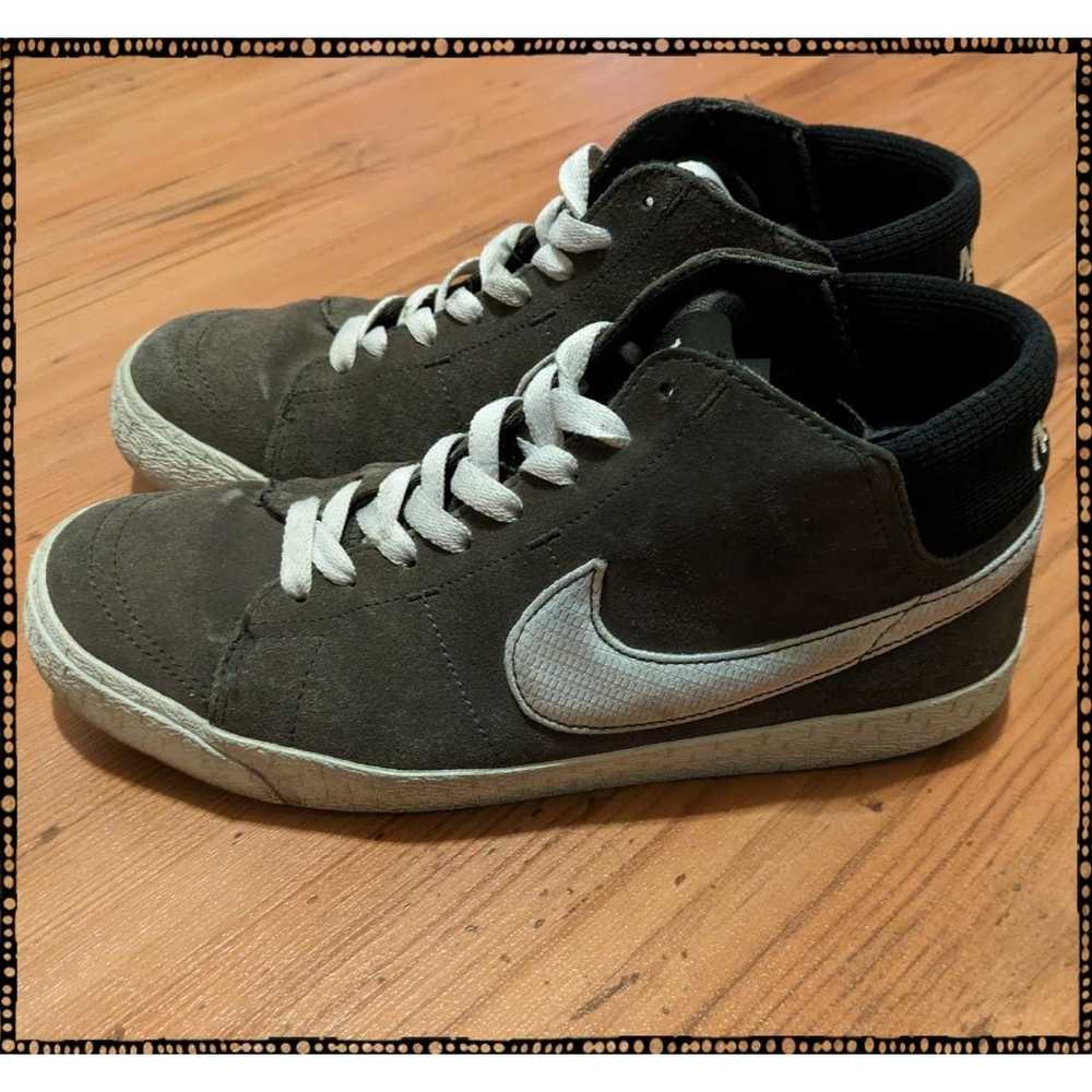 Nike 2012 Nike Blazer Mid LR Armory Shoes Grey/Wh… - image 1