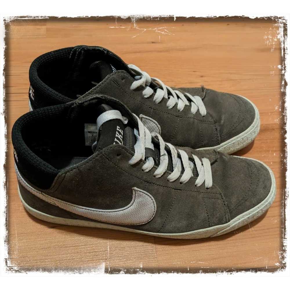 Nike 2012 Nike Blazer Mid LR Armory Shoes Grey/Wh… - image 2