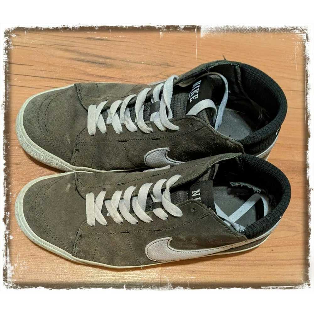 Nike 2012 Nike Blazer Mid LR Armory Shoes Grey/Wh… - image 5