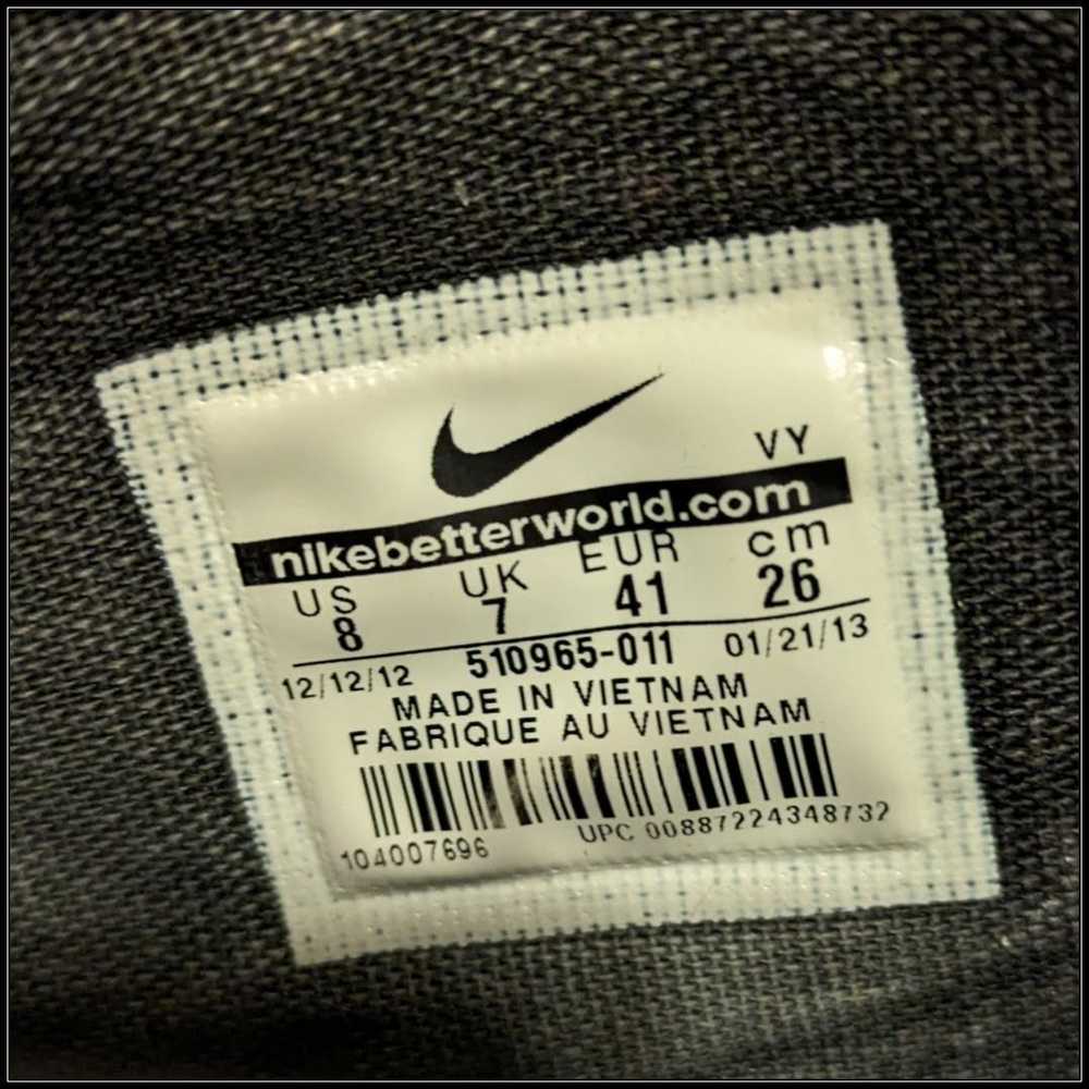Nike 2012 Nike Blazer Mid LR Armory Shoes Grey/Wh… - image 8