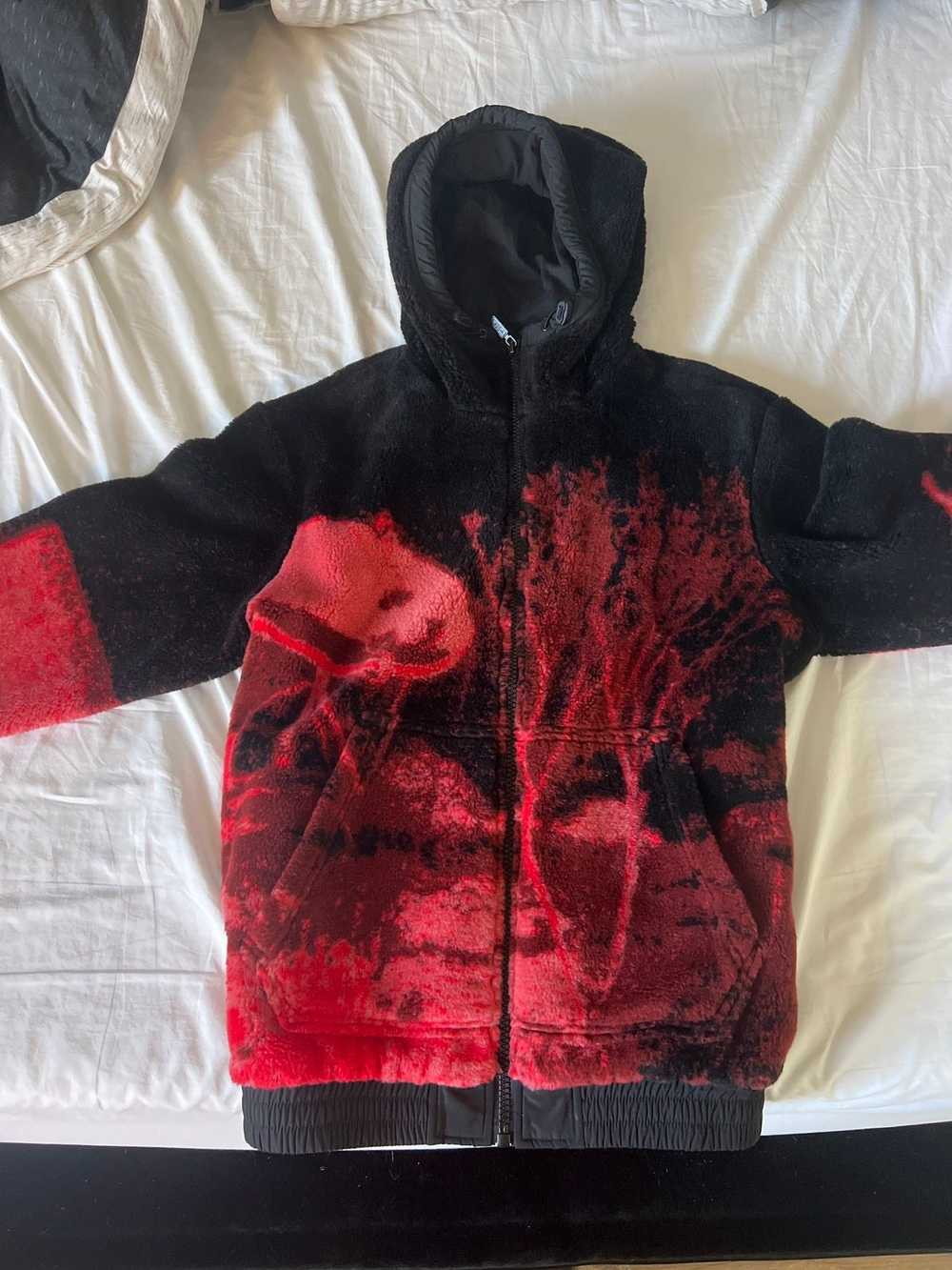 Diesel Diesel S-Monty fleece hoodie red and black - image 1