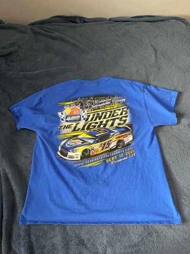 Vintage blue international raceway t-shirt - image 1