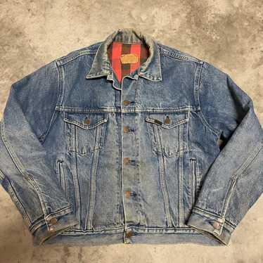 Other Vintage Sears Roebucks Trucker Flannel Line… - image 1