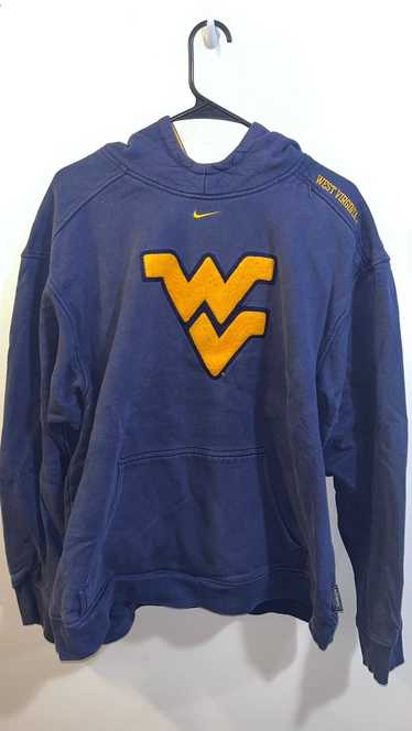 Nike WEST VIRGINA NIKE MIDDLE LOGO TEAM HOODIE - image 1