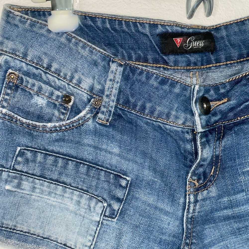 Guess GUESS CUT OFF DISTRESSED DENIM JEANS SHORTS… - image 2