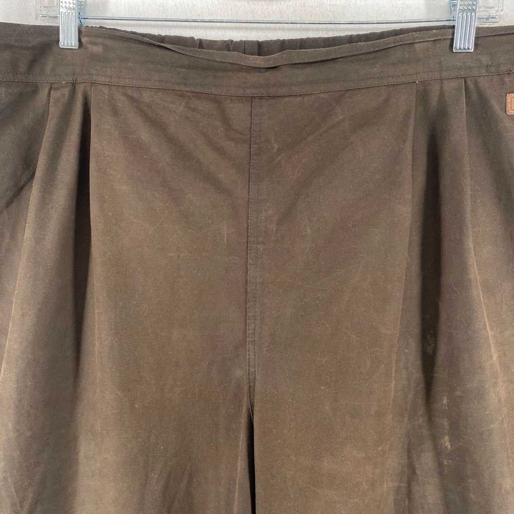 Vintage OUTBACK TRADING Pants Mens 2XL Oilskin Ov… - image 3