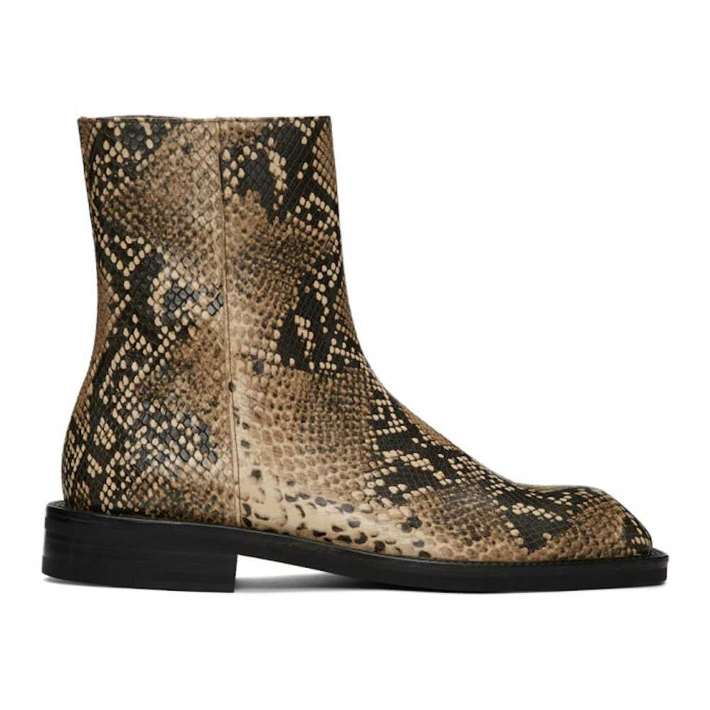 Andersson Bell Square Toe Python Boots - image 2