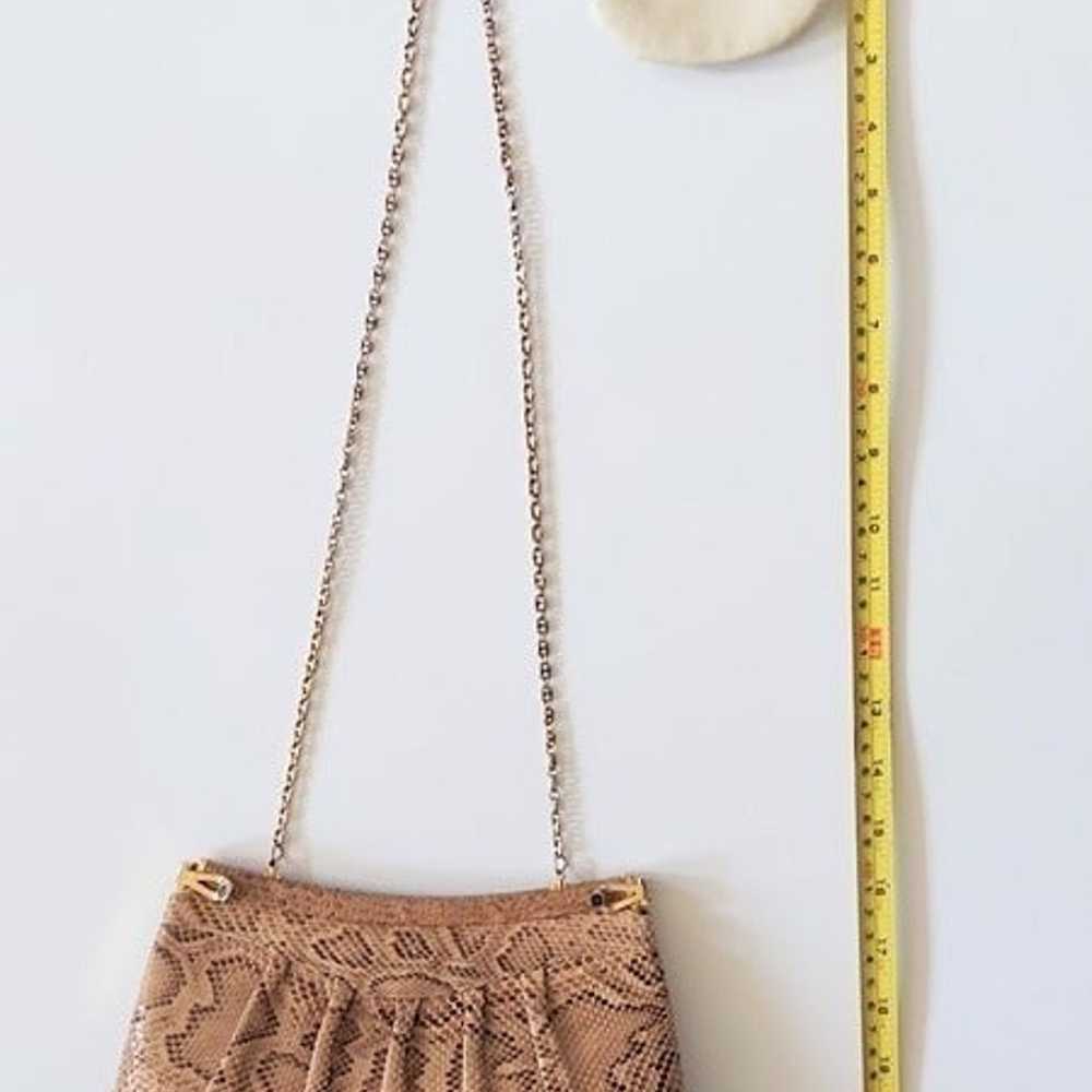 Finesse La Model Vintage Snakeskin Clutch Handbag… - image 2