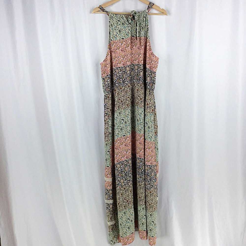 Other Maurices Patchwork Floral Maxi Dress Tank C… - image 3