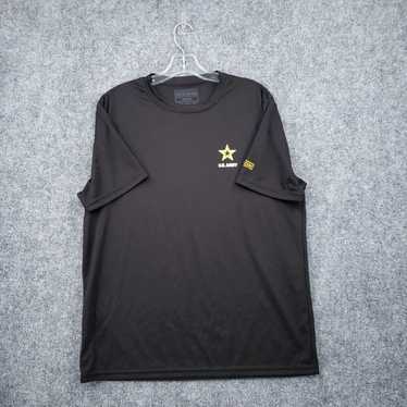 Vintage US Army T-Shirt Mens M Medium Black Physi… - image 1