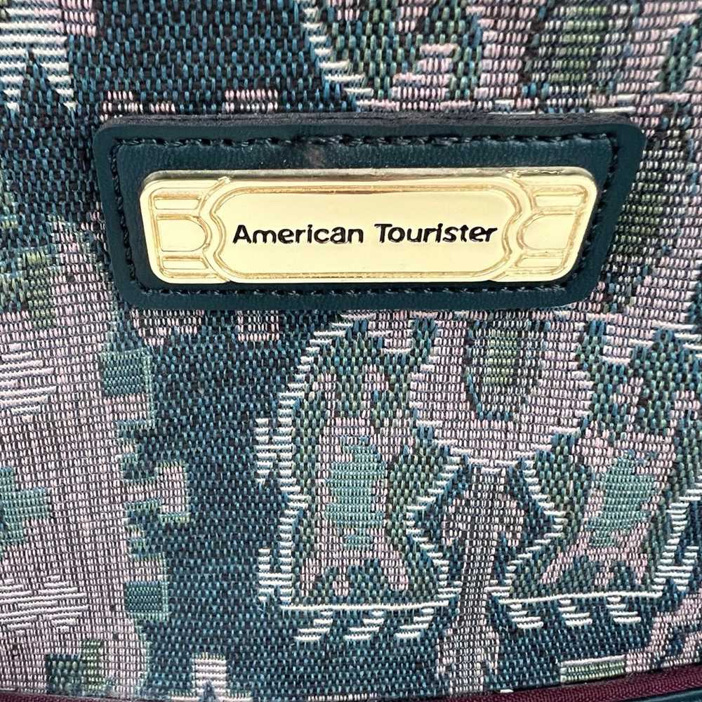 Vintage American Tourister Travel Bag Makeup Cosm… - image 6