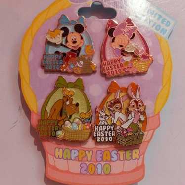 Disney Disney 4 Mini Pin Easter Set With Mickey, … - image 1