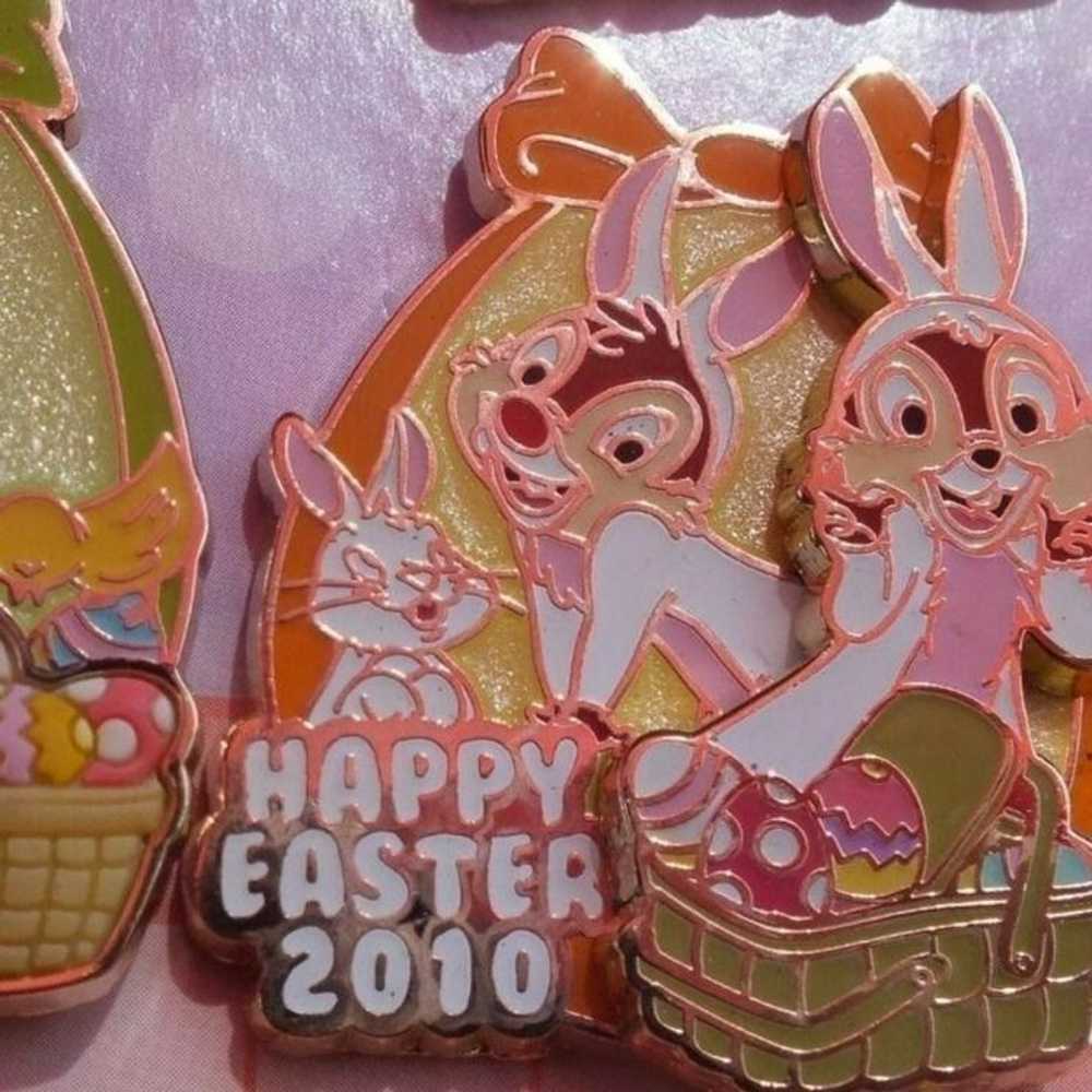 Disney Disney 4 Mini Pin Easter Set With Mickey, … - image 2