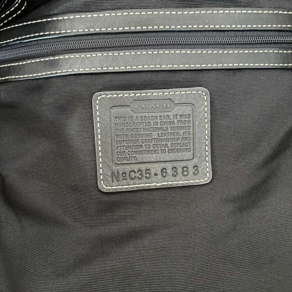 Coach Y2K Soho Signature C Black Jaquard Bag Tote - image 4
