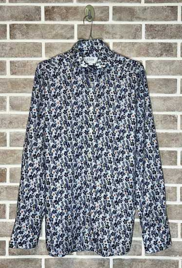 Eton × Luxury Eton Slim Fit FLORAL PRINT Button up