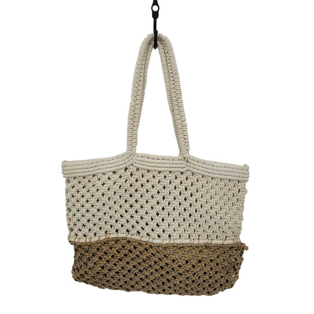 Designer America & Beyond Macrame Beach Tote Bag … - image 11