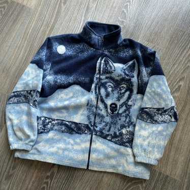 Vintage animal fleece nature - Gem