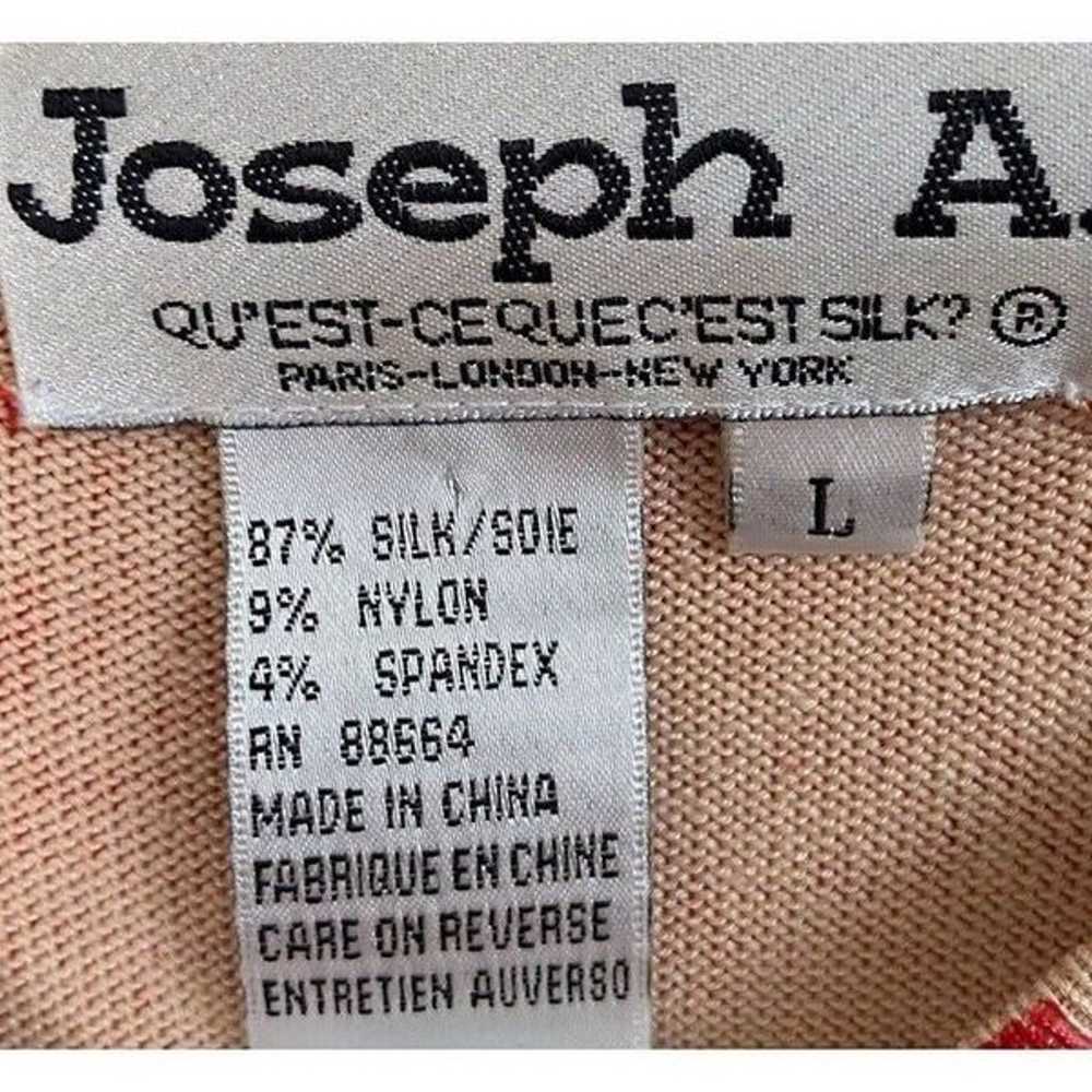 Vintage Joseph A Silk Knit Tank Top Women's Large… - image 3
