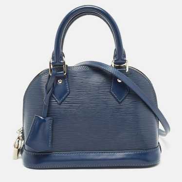 Louis Vuitton LOUIS VUITTON Myrtille Blue Epi Lea… - image 1