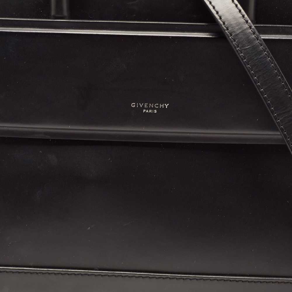 Givenchy GIVENCHY Black Leather Mini Horizon Tote - image 2