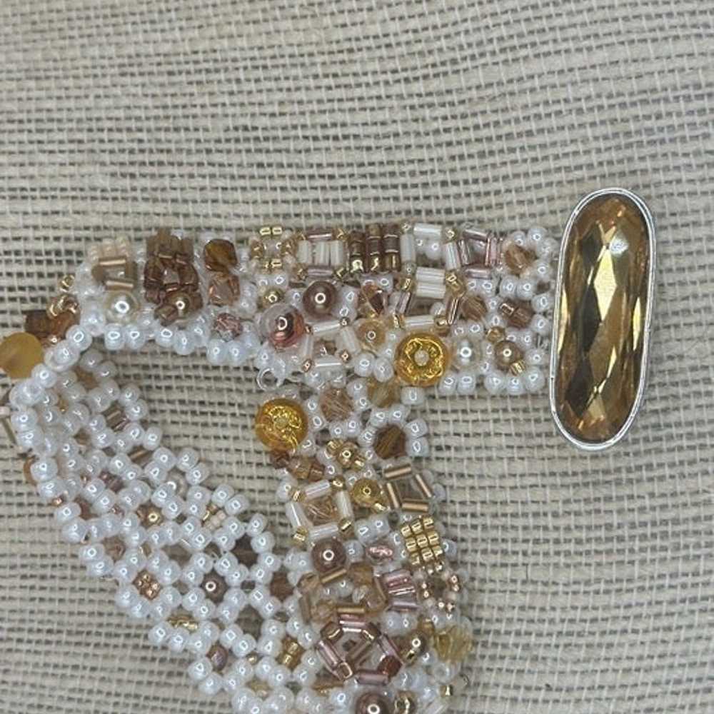 Handmade Glass Beaded Bracelet - image 6