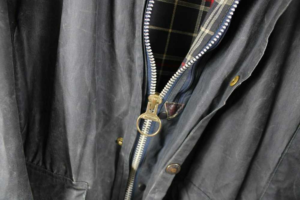 Barbour × Vintage Barbour-Border Waxed-Leather Ba… - image 4