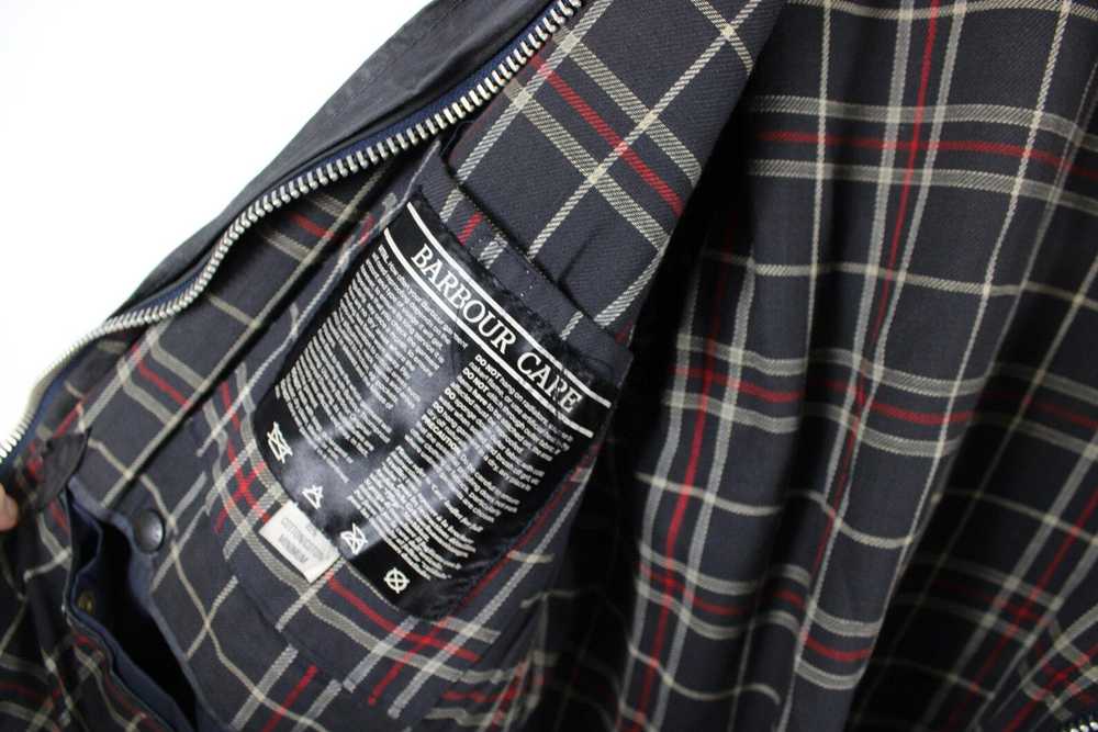 Barbour × Vintage Barbour-Border Waxed-Leather Ba… - image 5