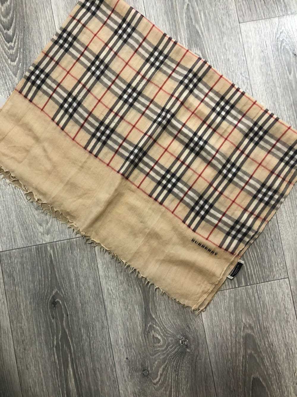 Burberry Burberrys Nova Check Wool Laine Scarf St… - image 3