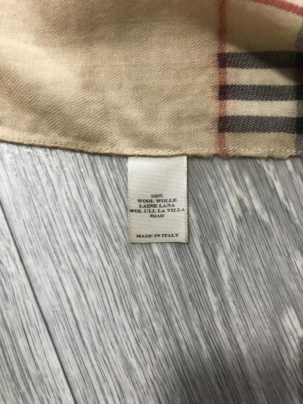 Burberry Burberrys Nova Check Wool Laine Scarf St… - image 9