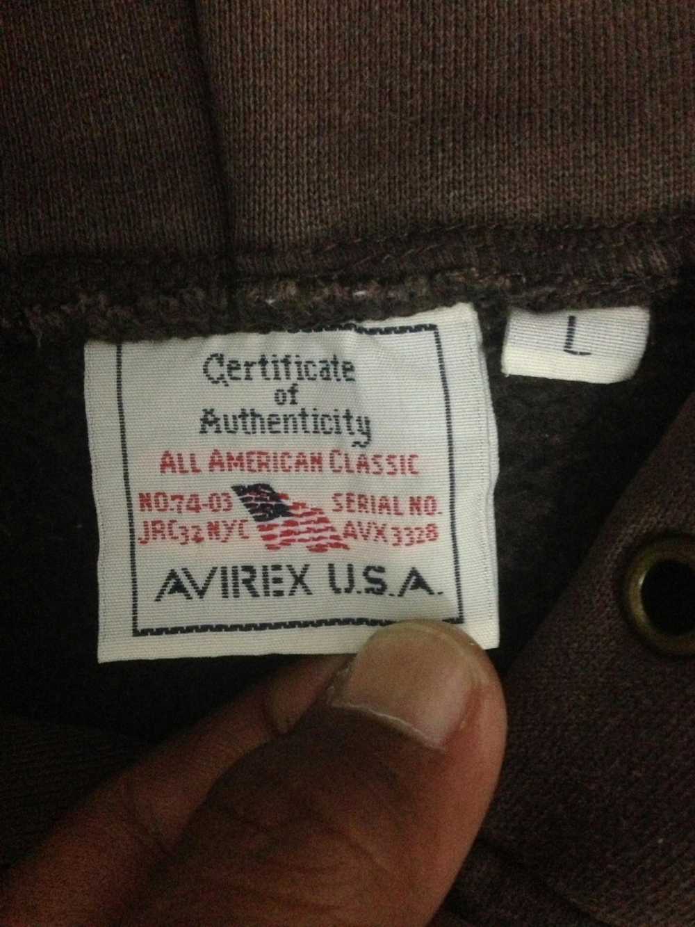 Avirex Vintage 90's Avirex Usa Hoodies Sweatshirt… - image 3