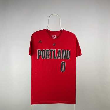 Adidas × NBA Adidas T-shirt Portland LILLARD 0 Nb… - image 1