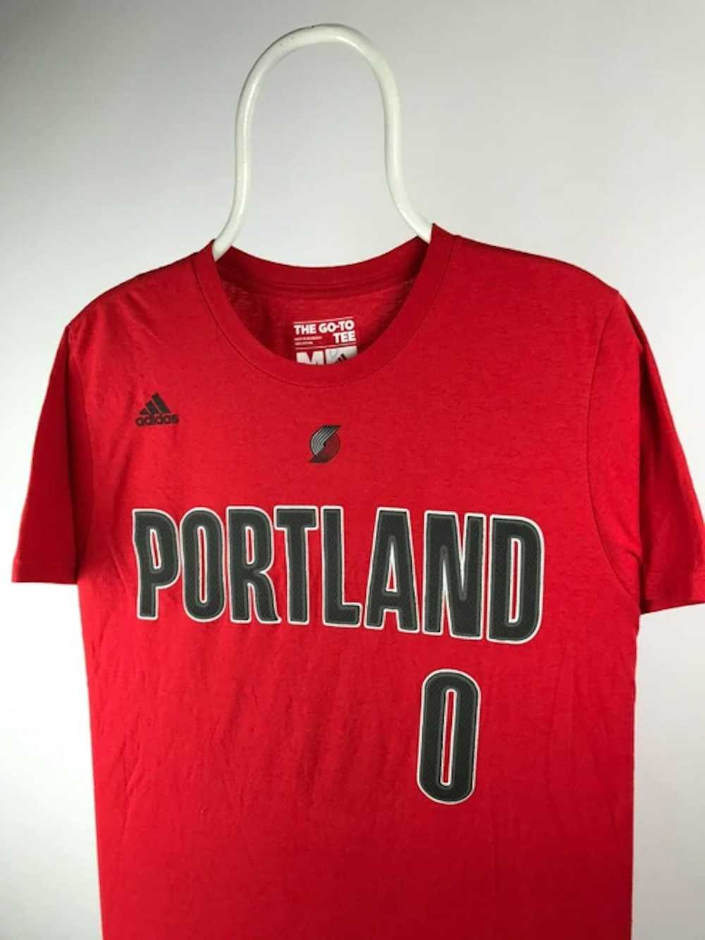 Adidas × NBA Adidas T-shirt Portland LILLARD 0 Nb… - image 2