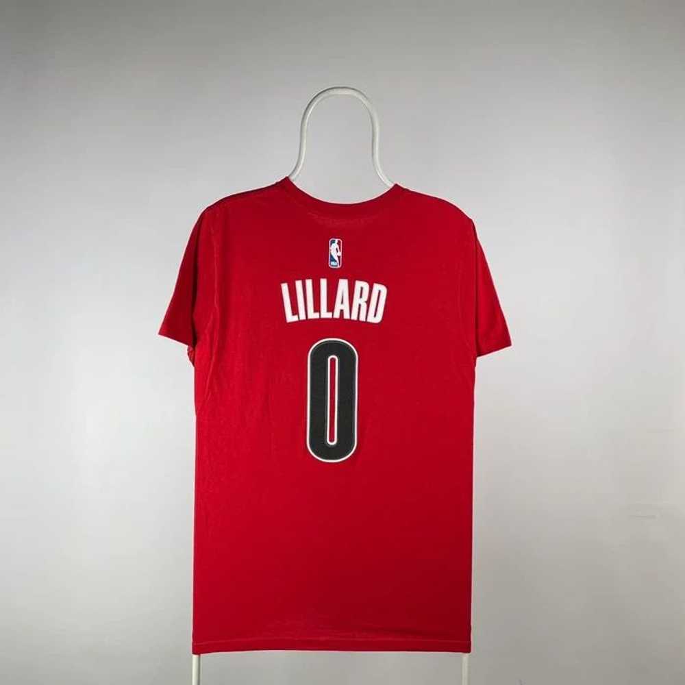 Adidas × NBA Adidas T-shirt Portland LILLARD 0 Nb… - image 4