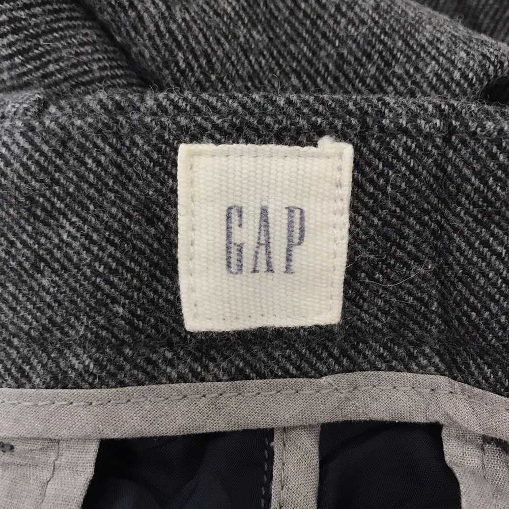 Gap GAP Slim Fit Grey Wool Casual Trousers Pant - image 3
