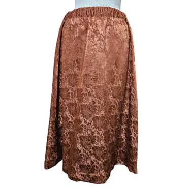Handmade Vintage Handmade Burnt Orange Midi Skirt 