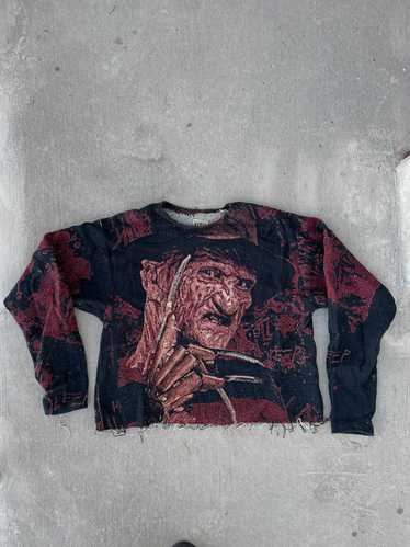 Streetwear Freddy Kruger Tapestry Sweater