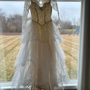 Antique 1954 wedding dress