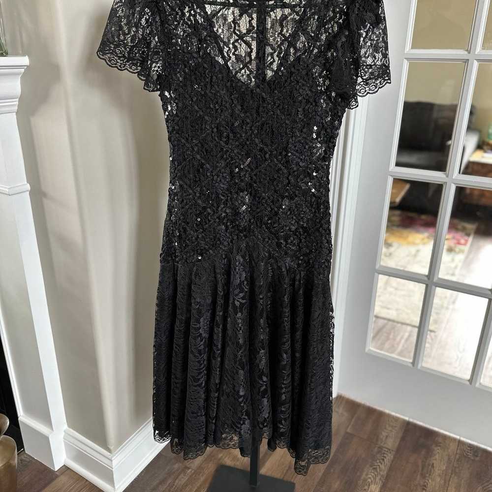 Vintage HW Collections Black Lace Dress - image 2