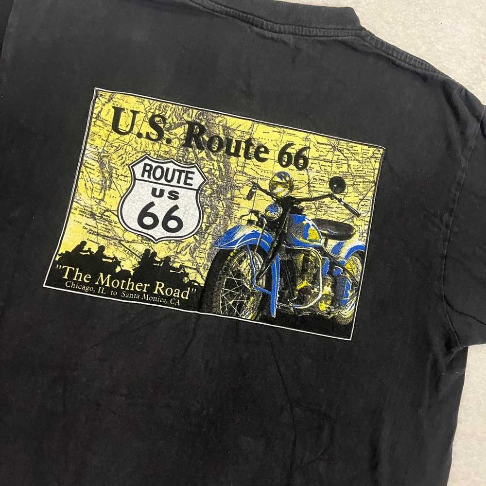 Vintage Route 66 Graphic Tee - image 4