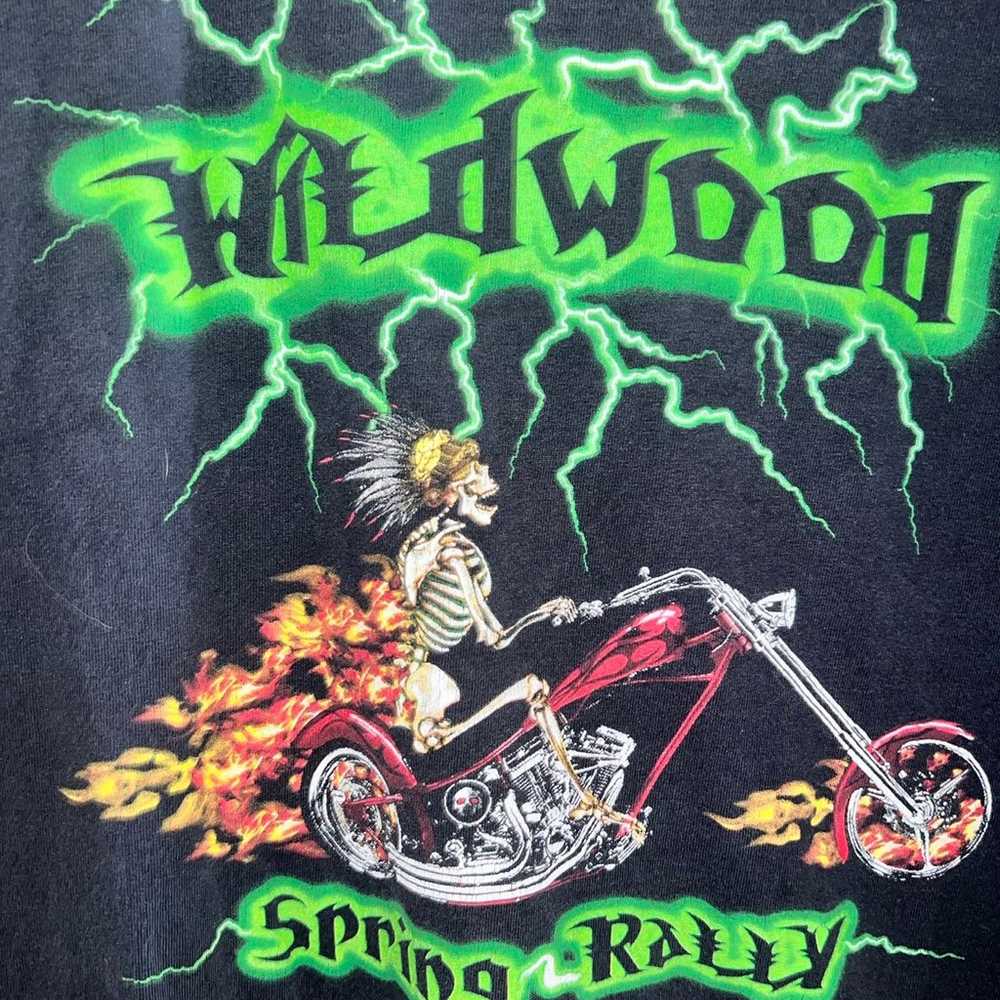 Vintage Wildwood spring rally 2006 T-shirt Large - image 3