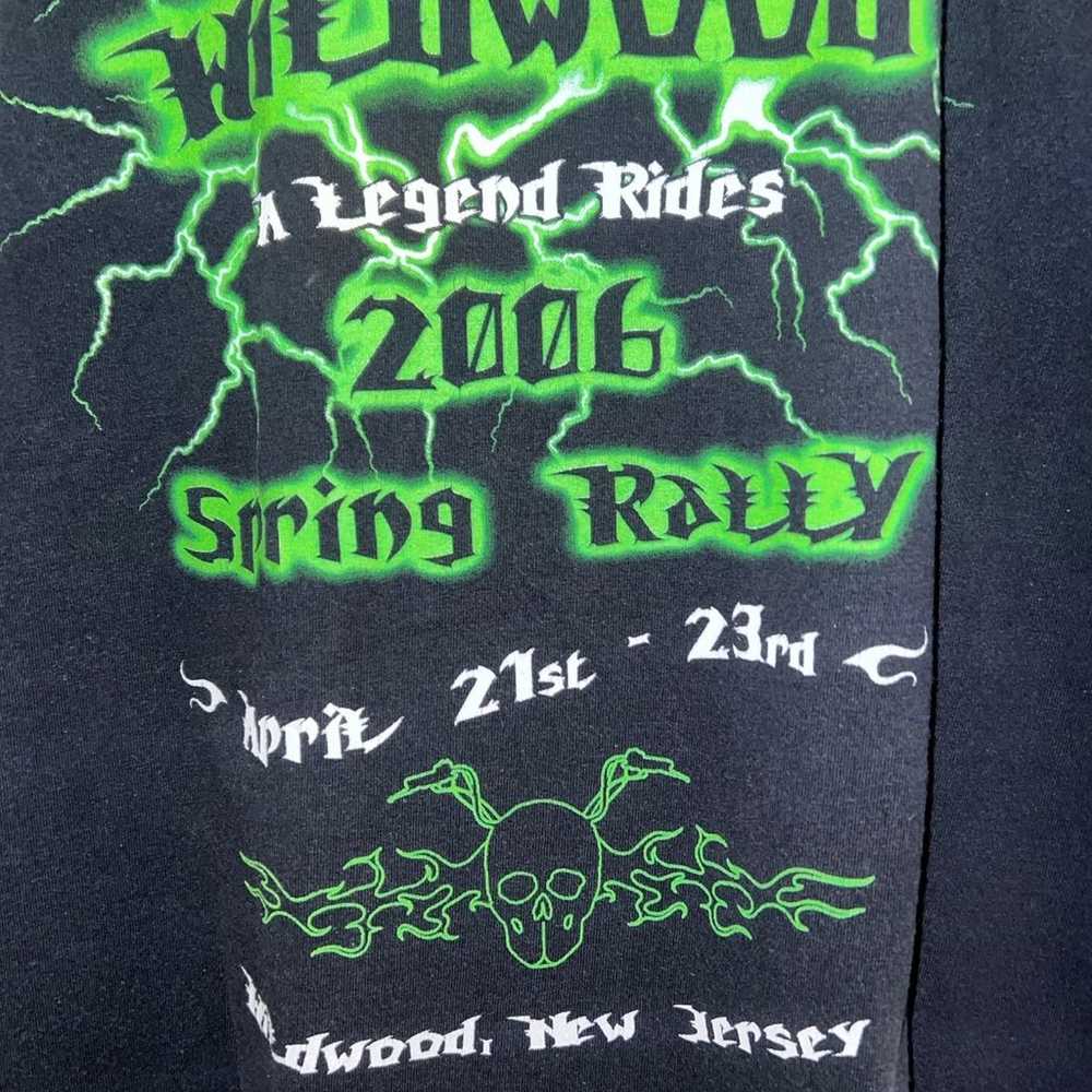 Vintage Wildwood spring rally 2006 T-shirt Large - image 5