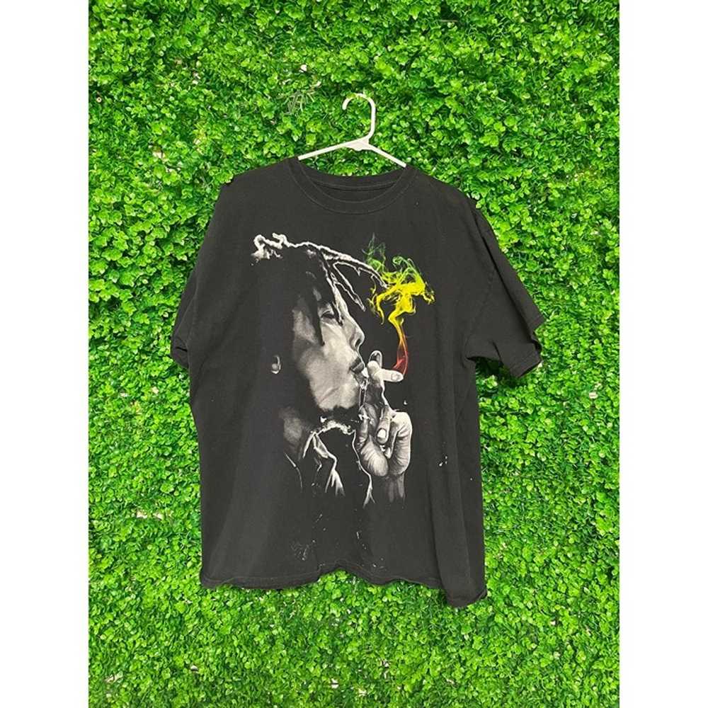 Vintage Bob Marley T-shirt - Adult Mens XL - T41 - image 1